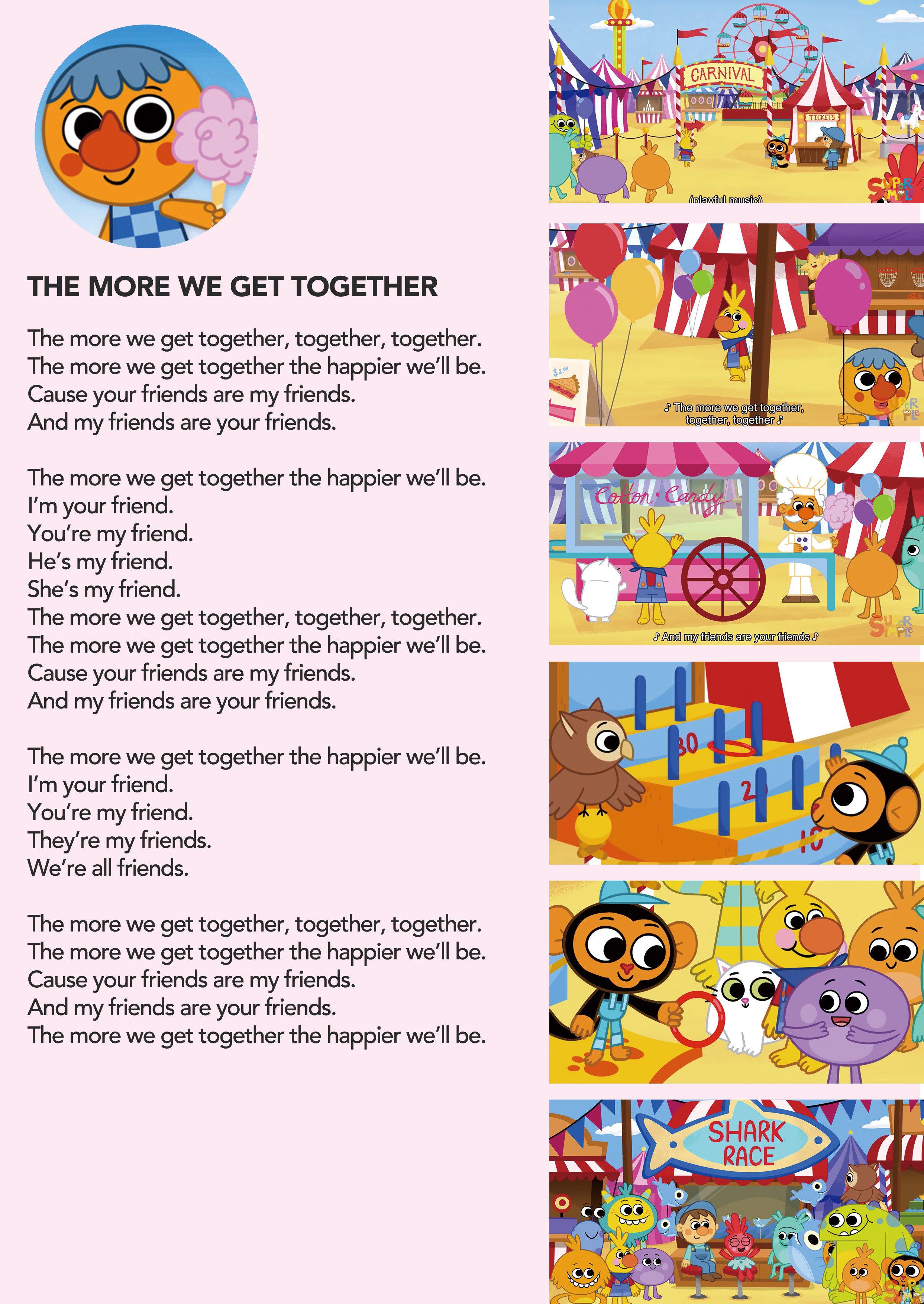 178.The More We Get Together - Super Simple Songs